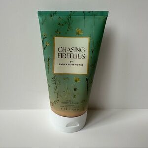 Bath & Body Works Chasing Fireflies Green Creamy Body Scrub 8oz